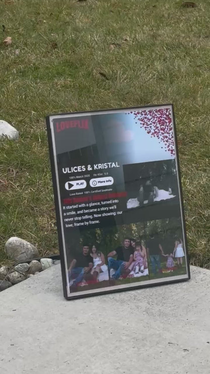 LoveFlix photo frame/Valentines