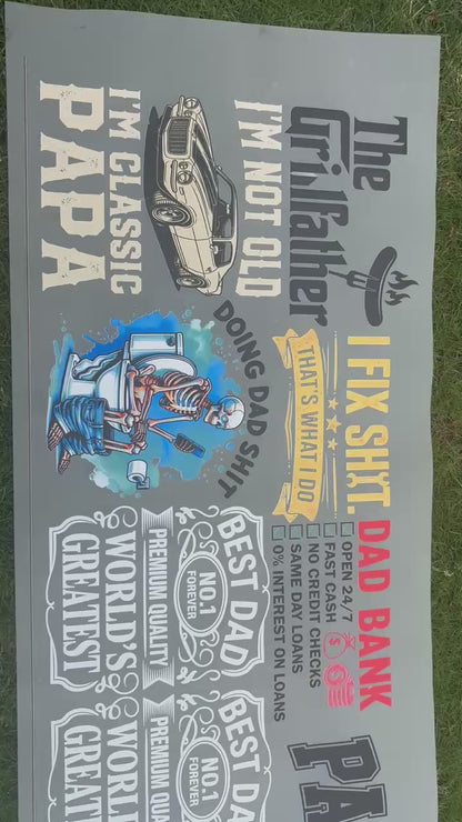 Fathers Day/DTF Gangsheet/Premade