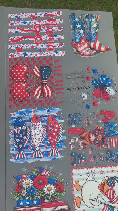 4th of July/DTF Gangsheet/Premade