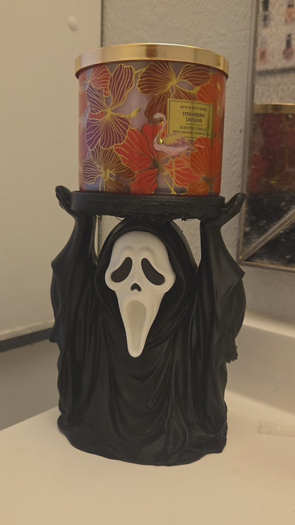 Ghost Face Pink Candle Holder/3D