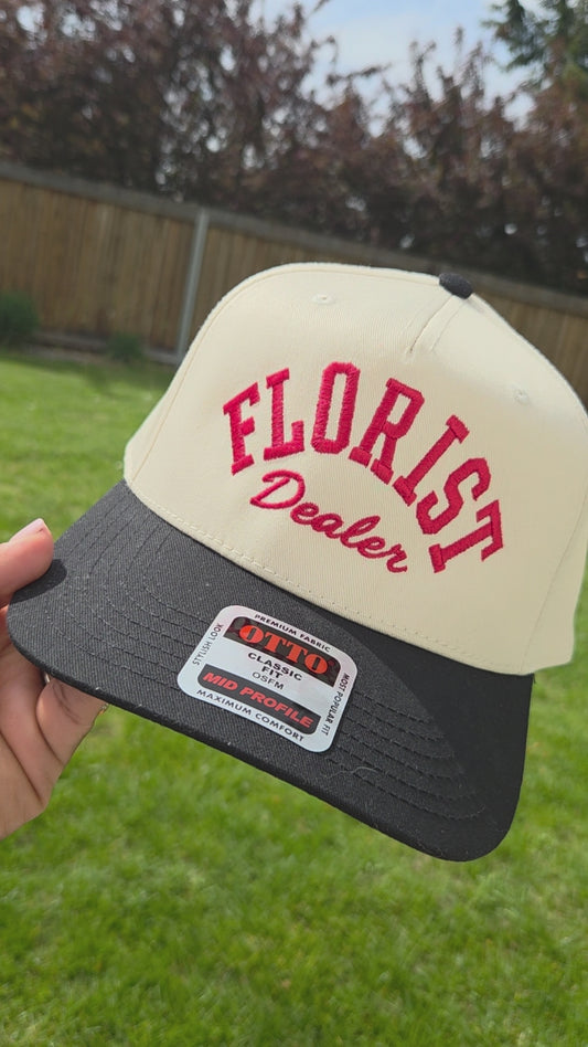Florist Dealer Embroidered Hat