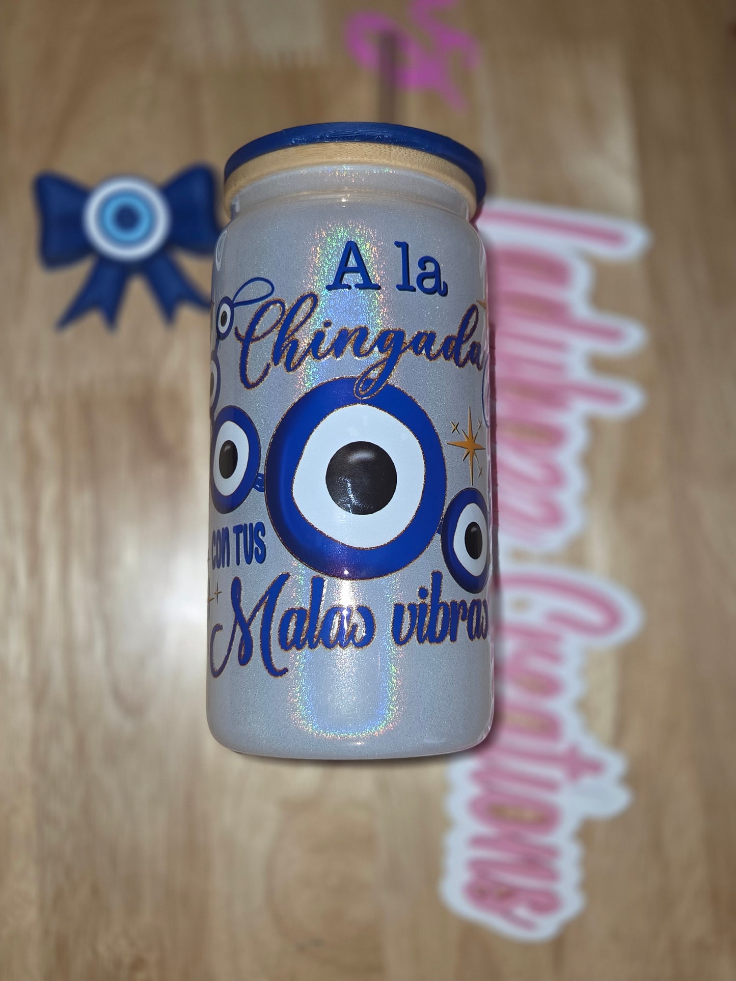 Malas Vibras/3D Topper/  Uv Wrap/ Cup 07