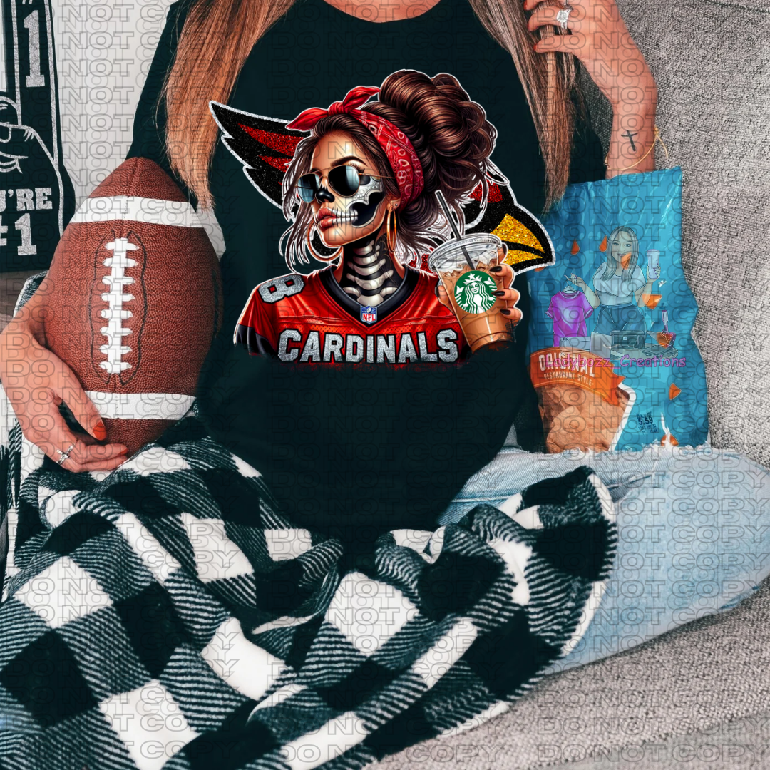 Skelly Football Girls/Every Team Available/Tshirt or Print Only