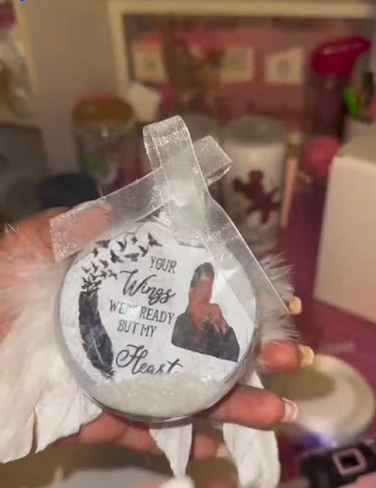 Custom Angel Ornaments with custom pic