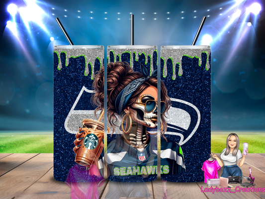 Seattle Skelly/Football/Tumbler or sublimation print/
