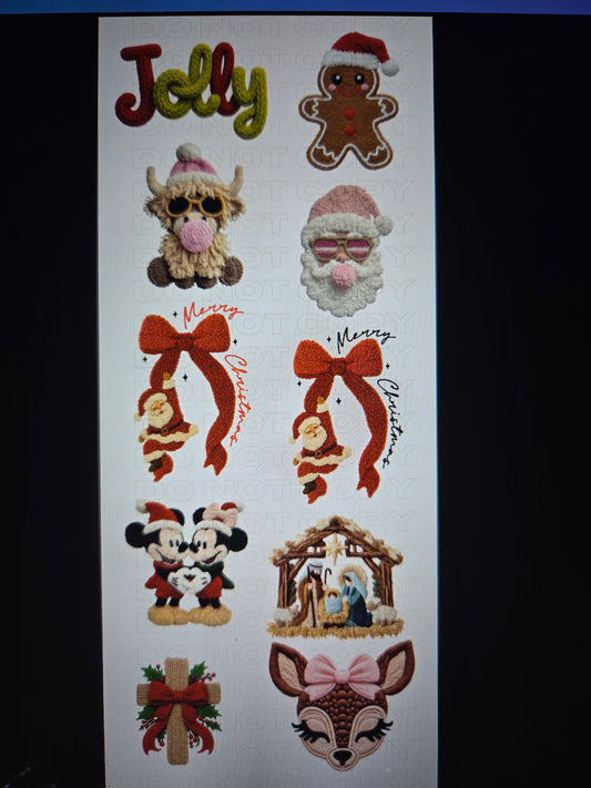 Christmas/Grinch/DTF Gangsheet/Premade