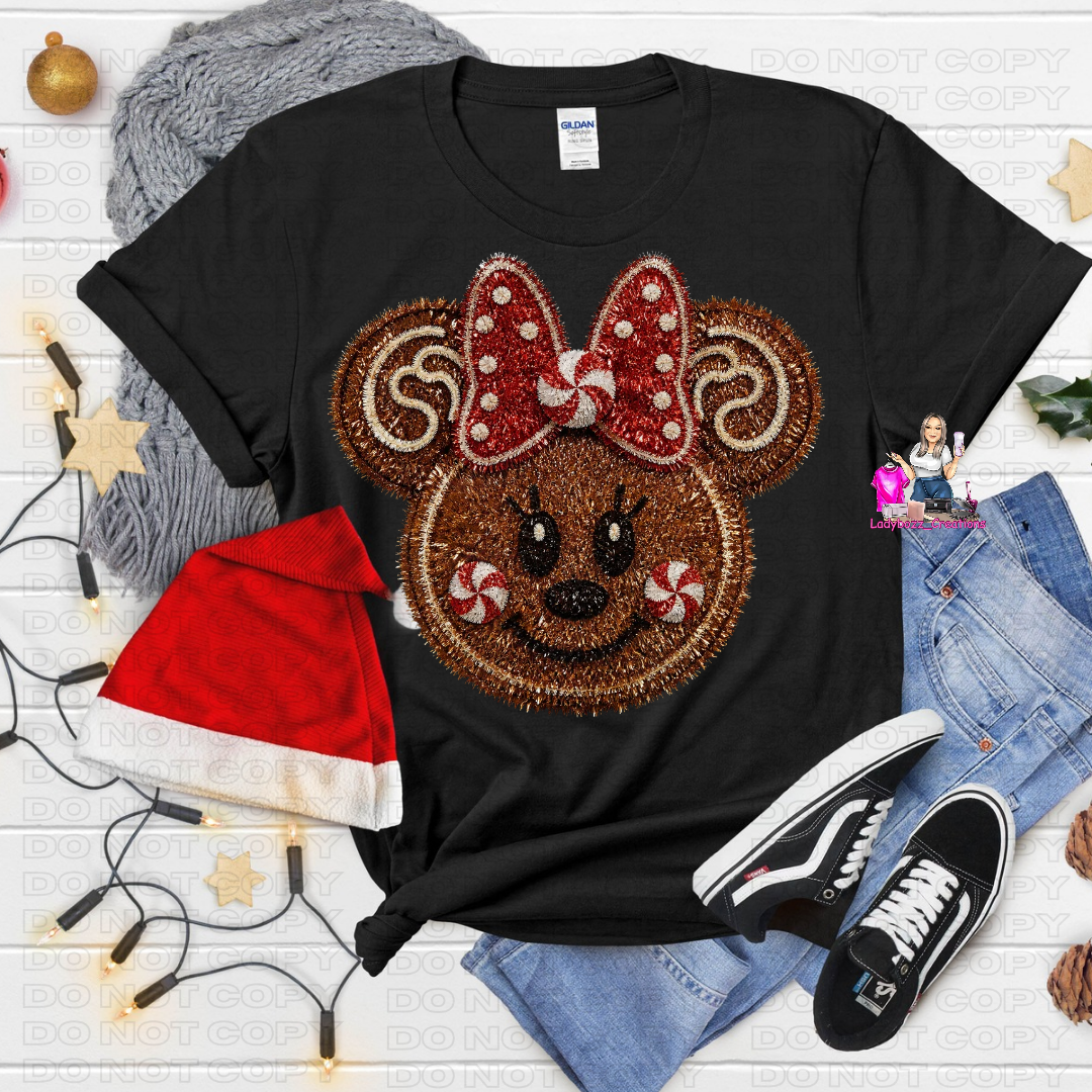 Mouse Girl/Christmas Tshirt