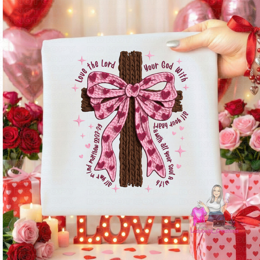 Jesus Cross Valentine/Tshirt/Valentines