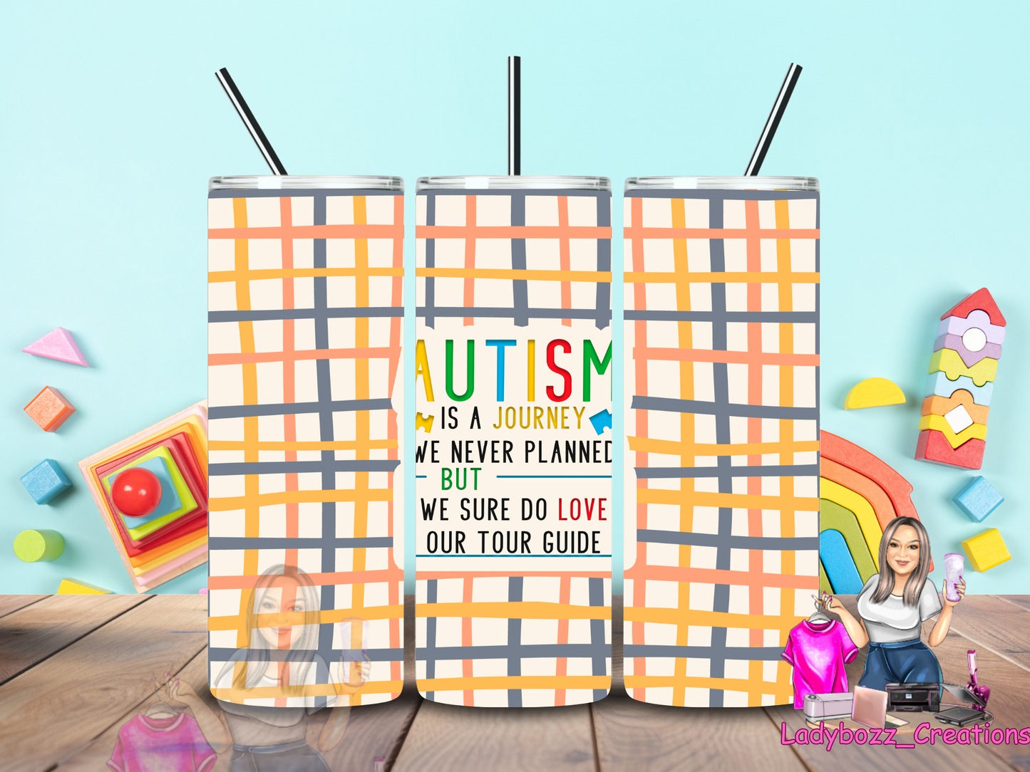 Autism Tumbler/ or sublimation print/several options