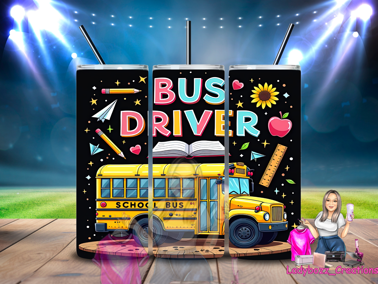 Bus Driver/ Tumbler/ or sublimation print