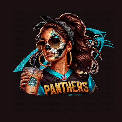 Skelly girl Football /Every Team Available/PRINT ONLY
