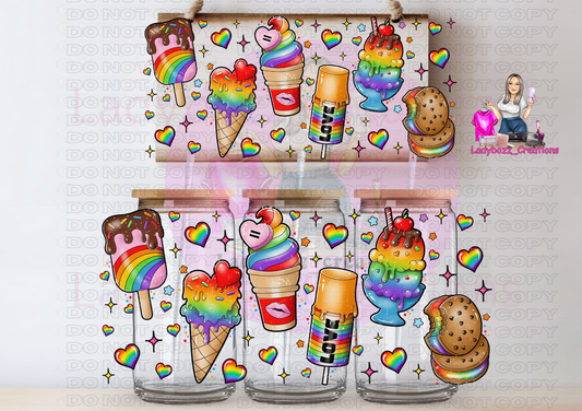 Pride Popsicle/2 Wraps Only or Libbey Cup