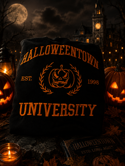 Halloweentown University Embroidered Crewneck