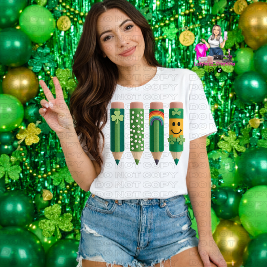 Saint Patricks Pencils/Tshirt or print only/ST. Patricks