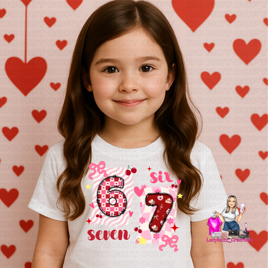 Six Seven/Valentines/kids/tshirts