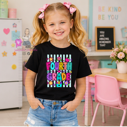 Back to School/Fourth Grade/School/kids/tshirts