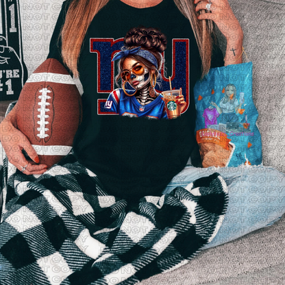 Skelly Football Girls/Every Team Available/Tshirt or Print Only