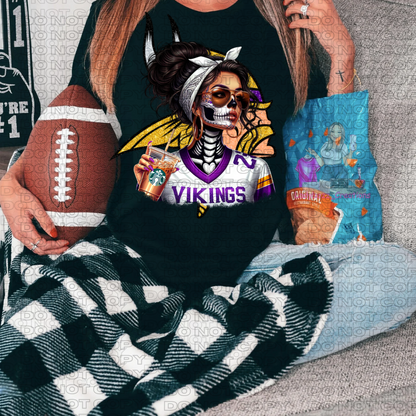 Skelly Football Girls/Every Team Available/Tshirt or Print Only