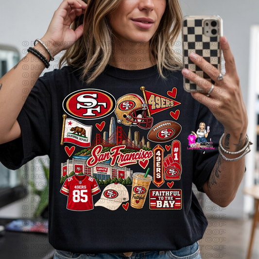 San Francisco/Tshirt or print only/Football/