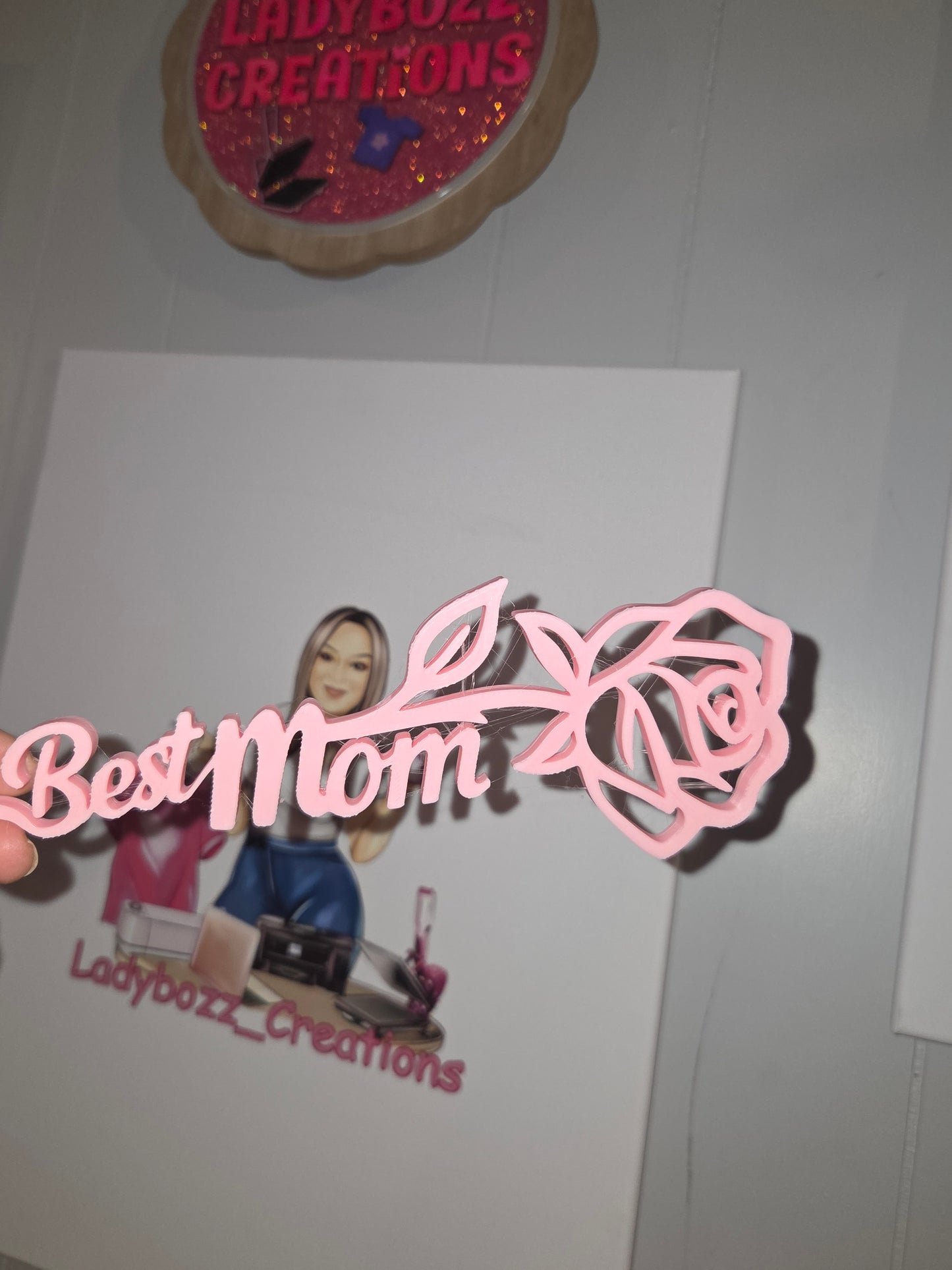 3D “Best Mom” Rose – Mother’s Day Gift