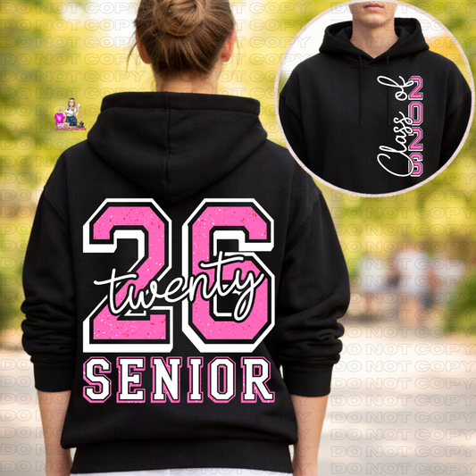 Seniors 2026 Pink/Hoodies/School