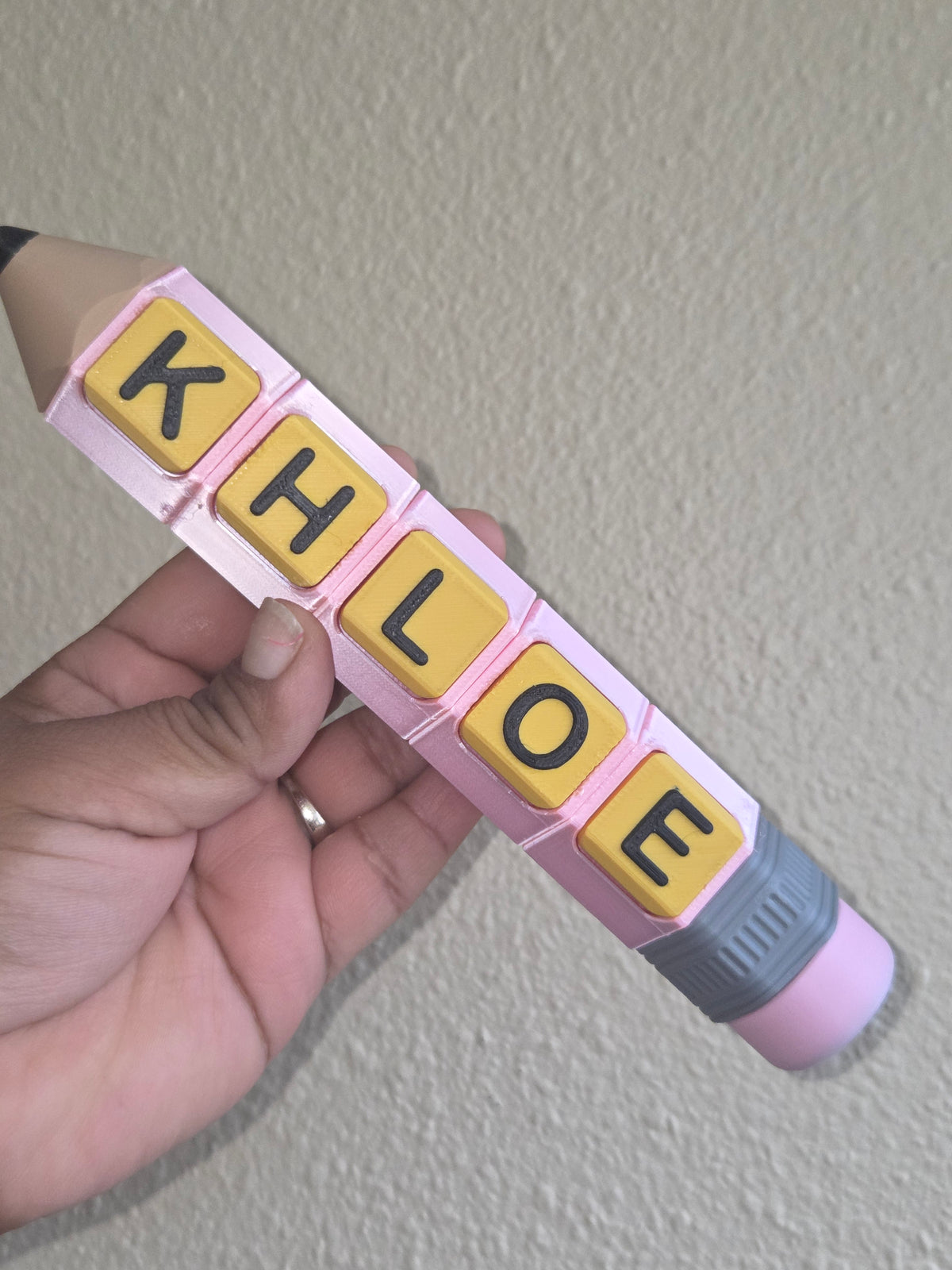 Personalized 3D Printed Pencil Clicker