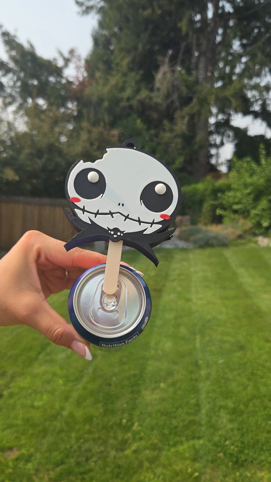3D Printed Jack Face Popsicle Keychain/3D