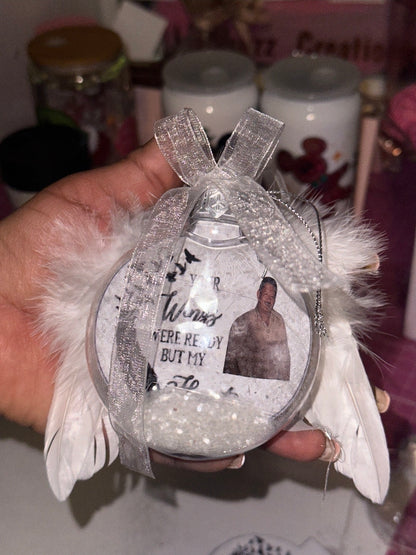Custom Angel Ornaments with custom pic