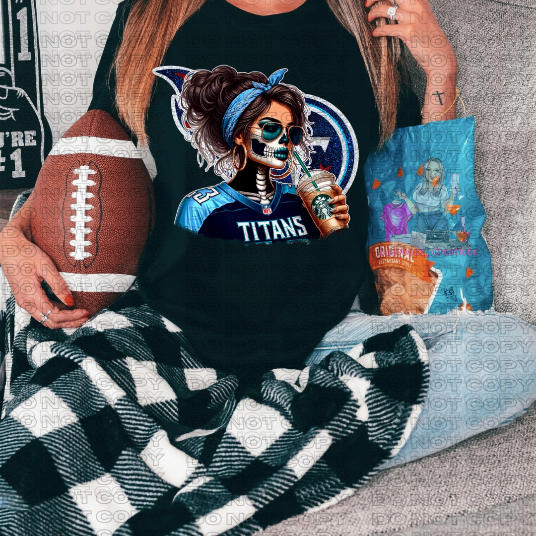 Skelly Football Girls/Every Team Available/Tshirt or Print Only