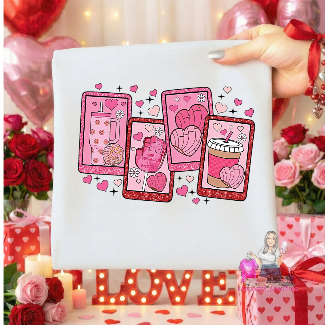 Loteria Mexican Pastries/Tshirt/Valentines