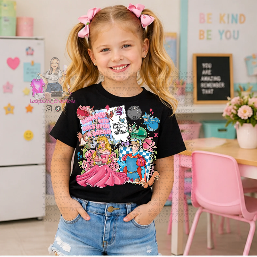 Sleeping Princess/Girl/Tshirt or print only/kids (Copy)