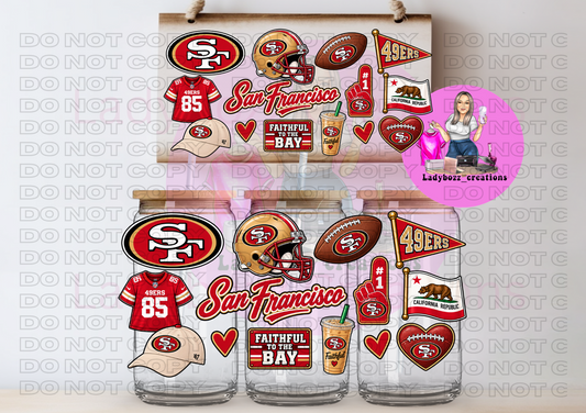 San Francisco/2 Wraps Only or Libbey Cup