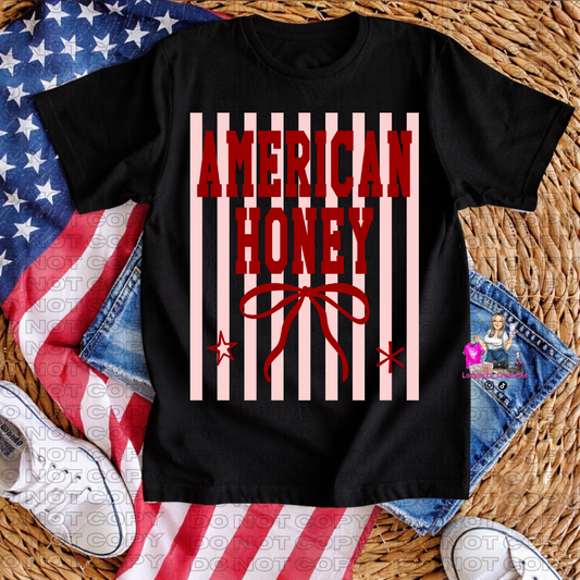 4th of July/American Honey Stripe/Tshirt or print only/