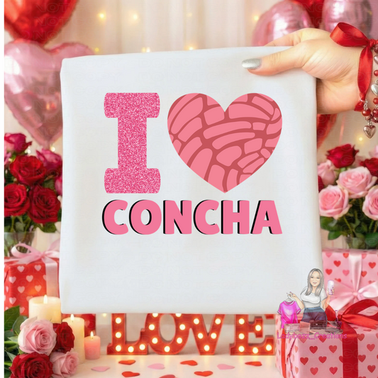 I Heart Concha/Tshirt/Valentines