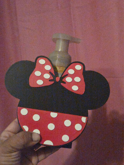 Mouse (Bow) Soap Holder/Dispenser Holder/3D/Christmas