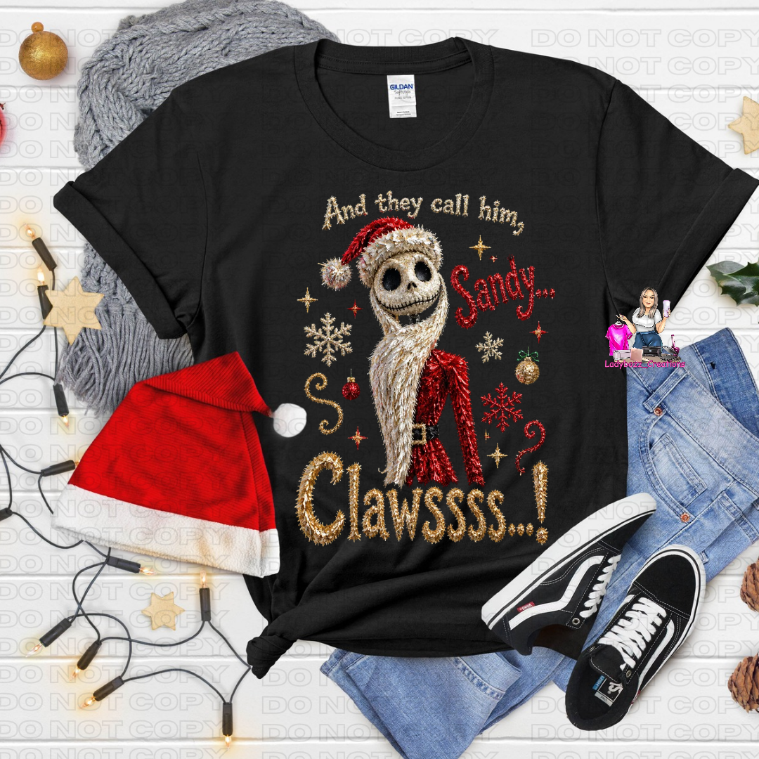 Skeleton Jack/Christmas Tshirt