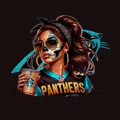 Skelly girl Football /Every Team Available/PRINT ONLY