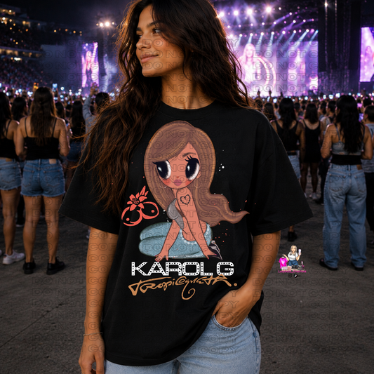 $20/Karol G Tropicoqueta Tour Shirts/Or Print ONLY