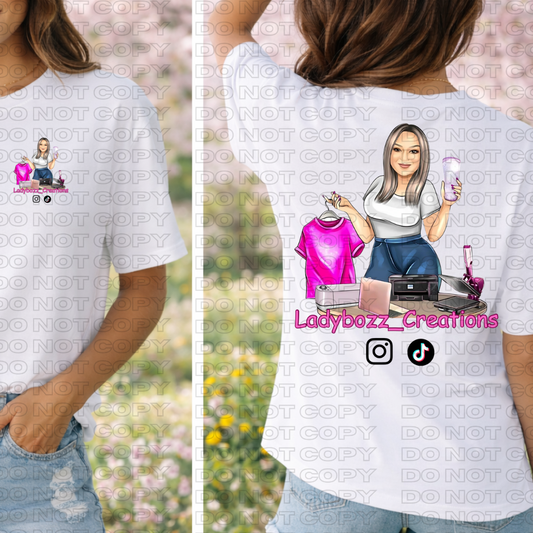 Custom Business White Shirts with logo/Tshirt or print only