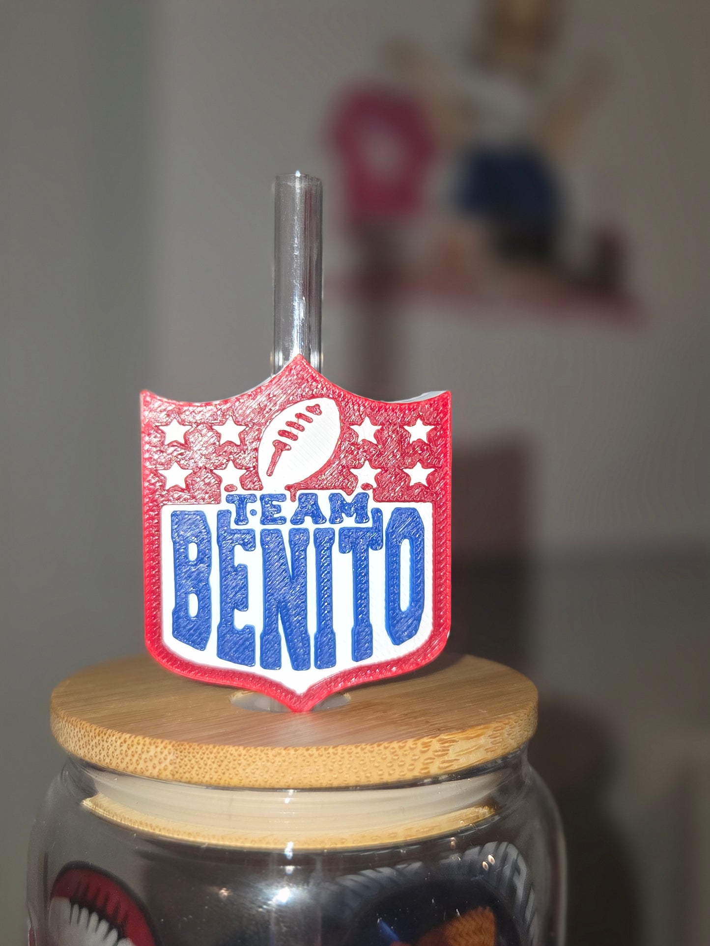 Bad Bunny/Libbey Cup with straw topper/3D Top