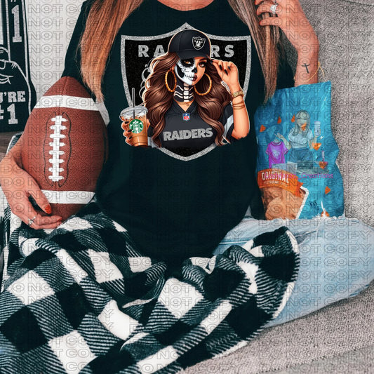 Skelly Football Girls/Every Team Available/Tshirt or Print Only
