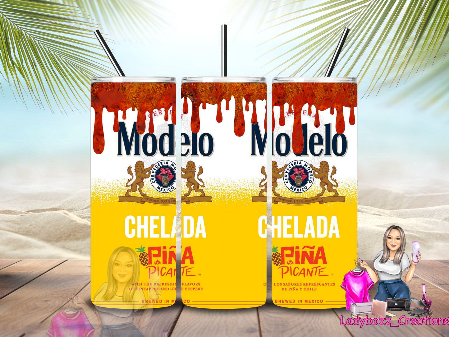 Modelo Tumbler/ or sublimation print/several options