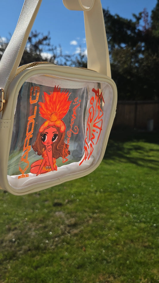 Clear Concert & Stadium Bag with 2 Custom Decals