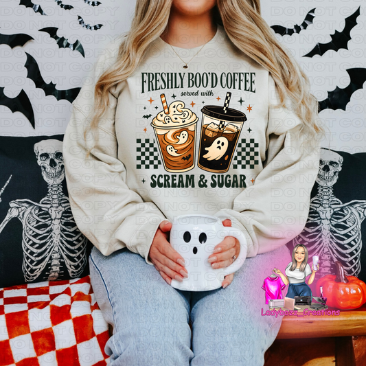 Freshly Boo'd Coffee Dtf print only