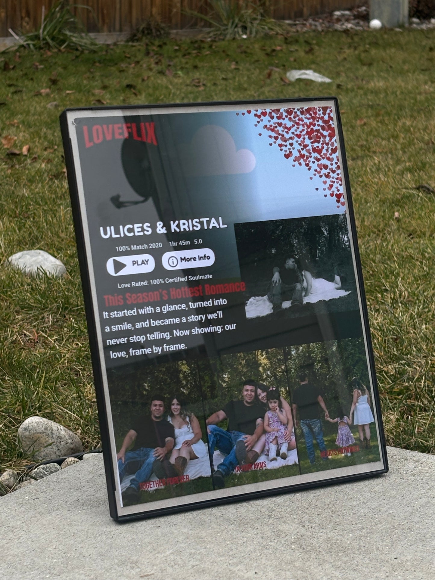 LoveFlix photo frame/Valentines