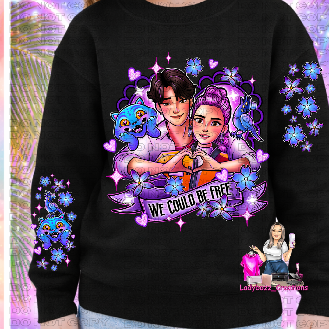 Pop Girls/kids t shirts or sweatshirt/valentines D43