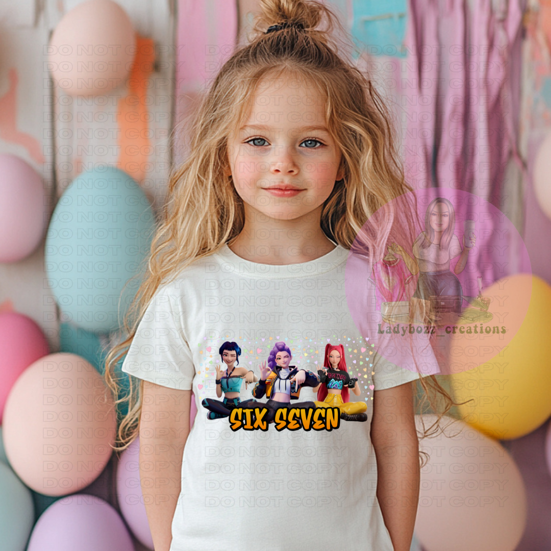 Huntrix/Kpop/6-7/kids/tshirts