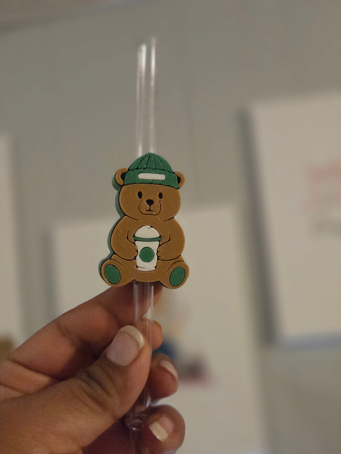 Starbies Bear/STRAW TOPPER ONLY