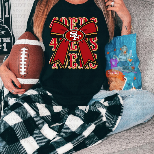 Football Coquette DTF PRINT ONLY/Every Team is on here/nfl