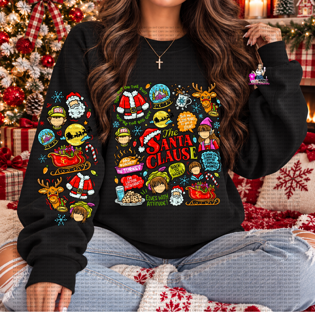 Home/Kevin Movie Crewneck/Front and Sleeve Design/Christmas